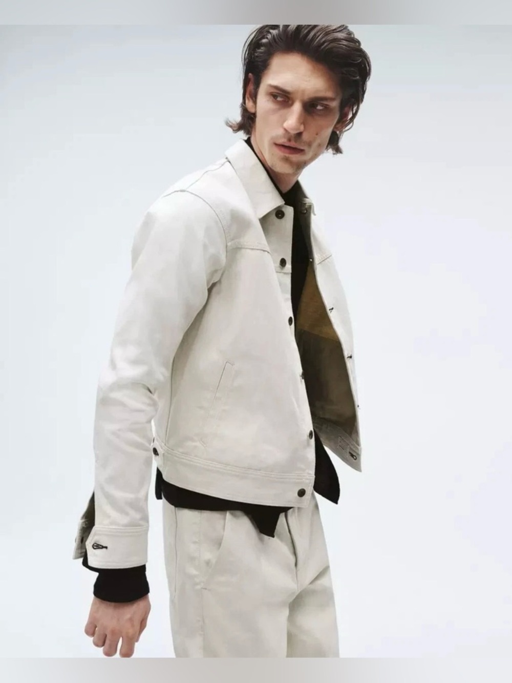 NWOT Rag & Bone Owen trucker jacket in Ecru men’s XS
